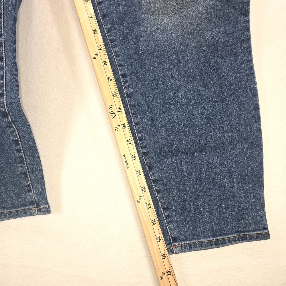 William Rast Women 22W Ankle Skinny Jeans Distressed Medium Wash Denim Plus Size - Picture 7 of 11